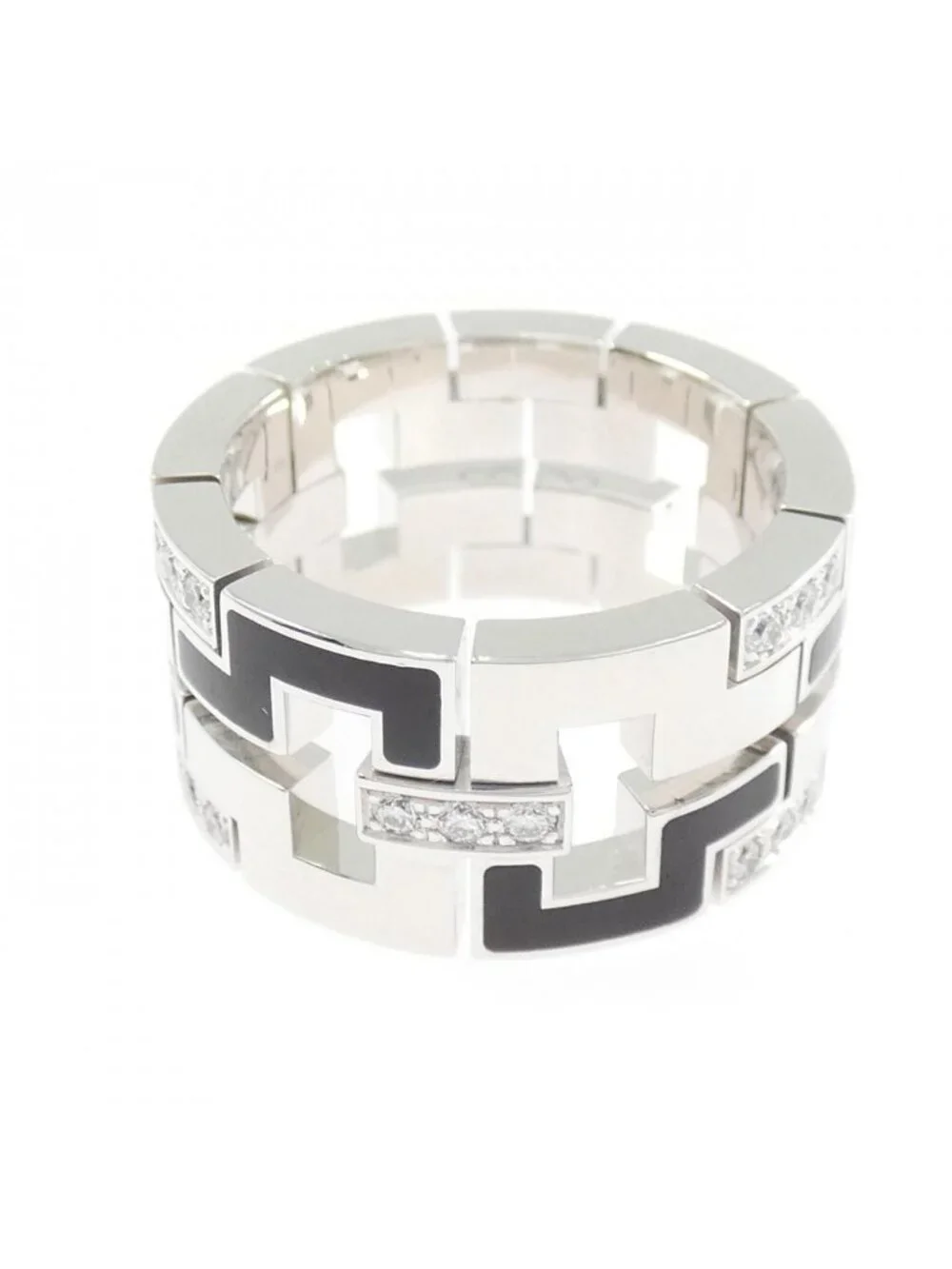 Cartier Padlock Ring White Gold